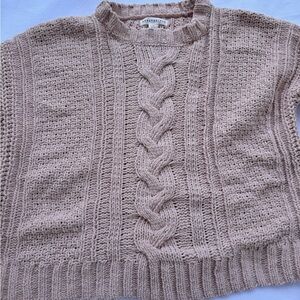 Cable knit sweater